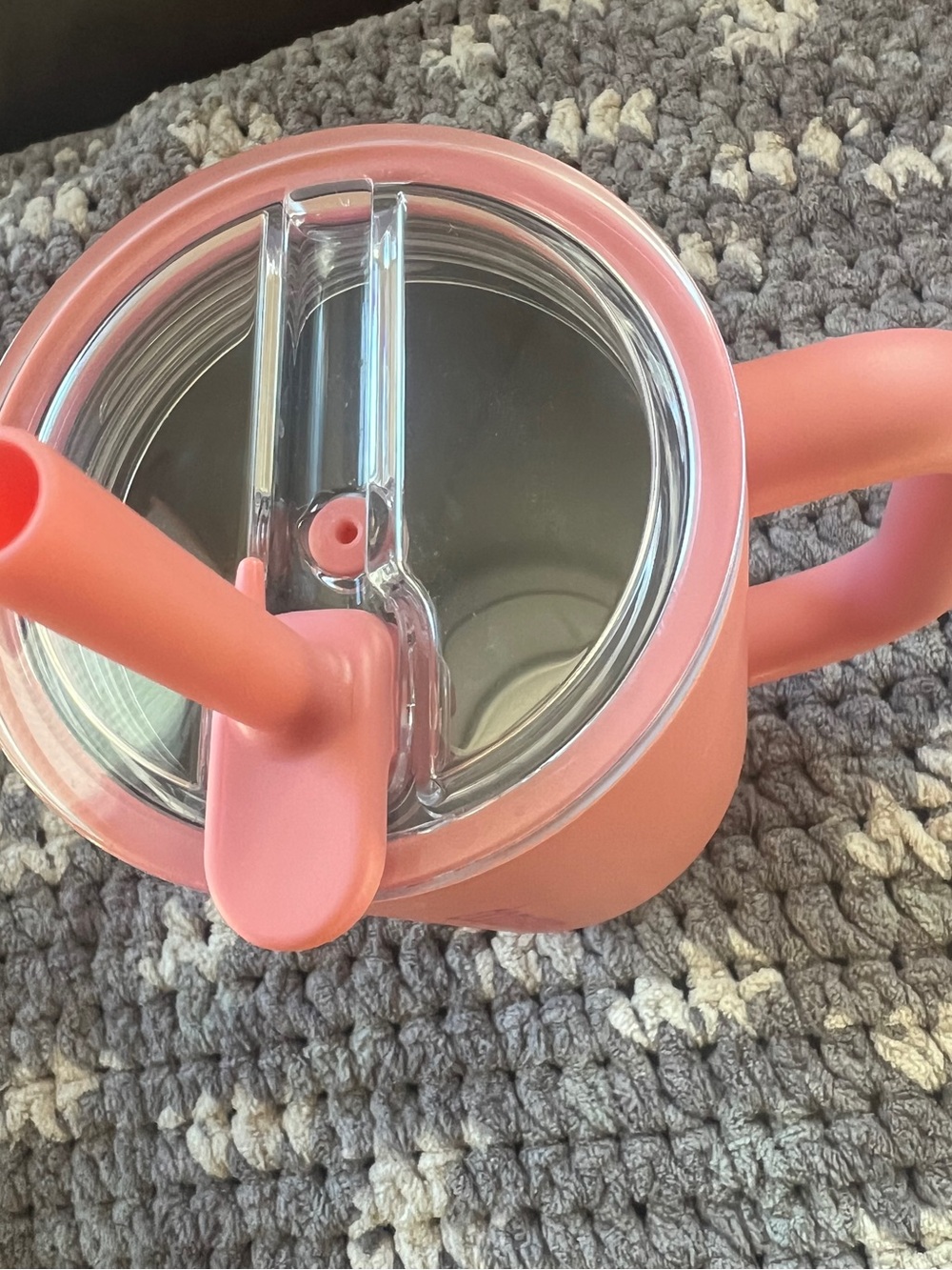 Pink Party Tumbler with Lid and Straw - Sleek Reusable Drink Cup